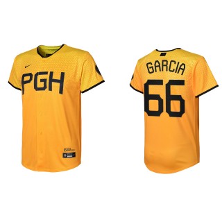 Jarlin Garcia Youth Pittsburgh Pirates Gold City Connect Jersey