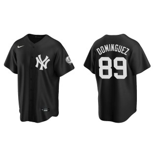 Jasson Dominguez New York Yankees Black Replica Fashion Jersey