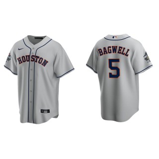 Jeff Bagwell Houston Astros Gray 2022 World Series Road Replica Jersey