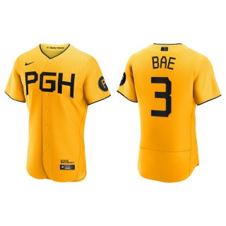 Ji Hwan Bae Pittsburgh Pirates Gold City Connect Authentic Jersey