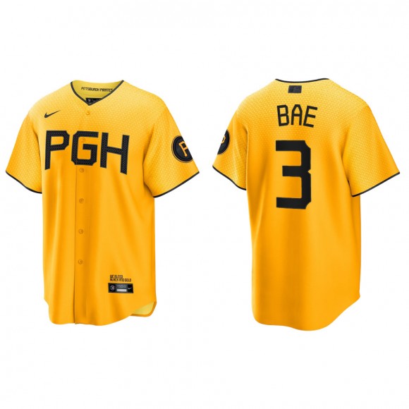 Ji Hwan Bae Pittsburgh Pirates Gold City Connect Replica Jersey