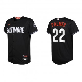 Jim Palmer Youth Baltimore Orioles Black 2023 City Connect Replica Jersey