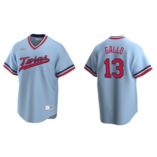 Joey Gallo Men's Minnesota Twins Nike Light Blue Road Cooperstown Collection Jersey