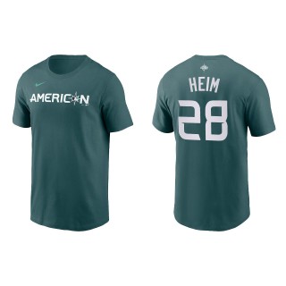 Jonah Heim American League Teal 2023 MLB All-Star Game T-Shirt