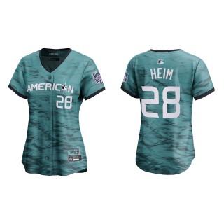 Jonah Heim Women American League Teal 2023 MLB All-Star Game Limited Jersey