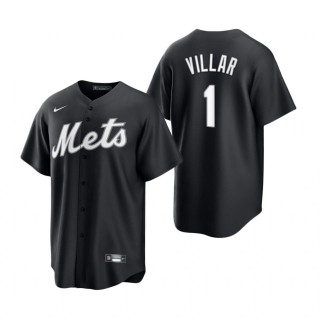 Jonathan Villar Mets Nike Black White Replica Jersey