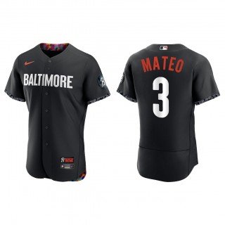 Jorge Mateo Baltimore Orioles Black 2023 City Connect Authentic Jersey
