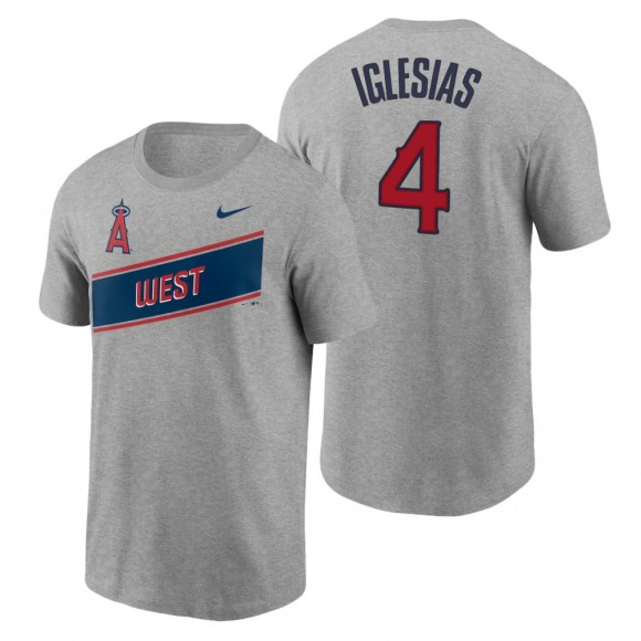 Jose Iglesias Angels 2021 Little League Classic Gray T-Shirt