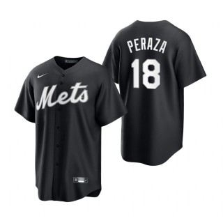 Jose Peraza Mets Nike Black White Replica Jersey