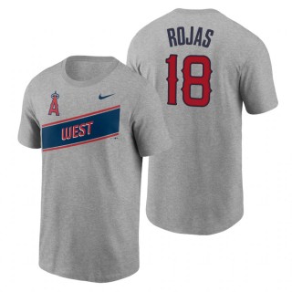 Jose Rojas Angels 2021 Little League Classic Gray T-Shirt