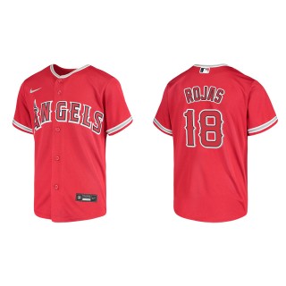 Jose Rojas Youth Los Angeles Angels Red Replica Jersey