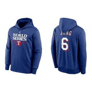 Josh Jung Texas Rangers Royal 2023 World Series Hoodie