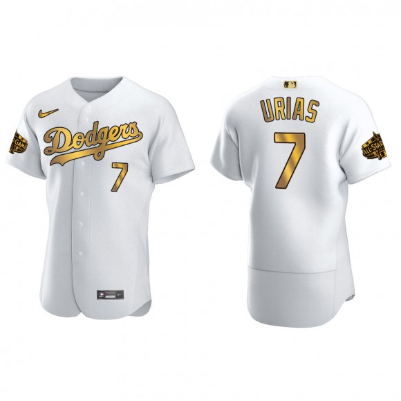 Julio Urias Los Angeles Dodgers White Gold 2022 MLB All-Star Game Jersey