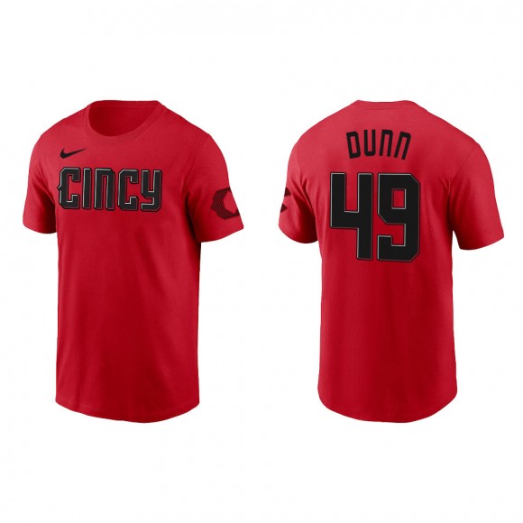 Justin Dunn Cincinnati Reds Red 2023 City Connect T-Shirt