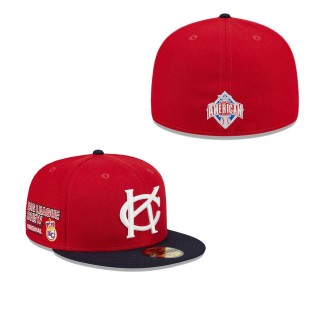 Kansas City Monarchs Red Big League Chew Team 59FIFTY Fitted Hat