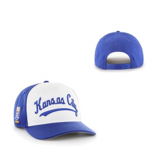 Kansas City Royals Cooperstown Collection Retro Contra Hitch Snapback Hat Royal White