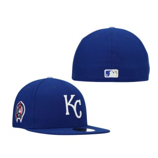Kansas City Royals New Era 9/11 Memorial Side Patch 59FIFTY Fitted Hat Royal