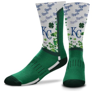 Kansas City Royals St. Patrick's Day V-Curve Crew Socks