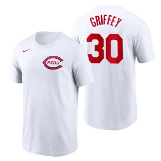 Men's Cincinnati Reds Ken Griffey Jr White 2022 Field of Dreams T-Shirt