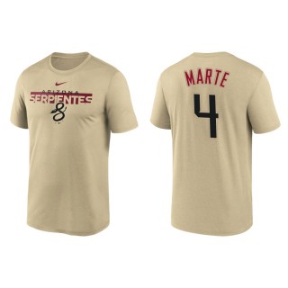 Ketel Marte Arizona Diamondbacks 2022 City Connect Legend T-Shirt Gold