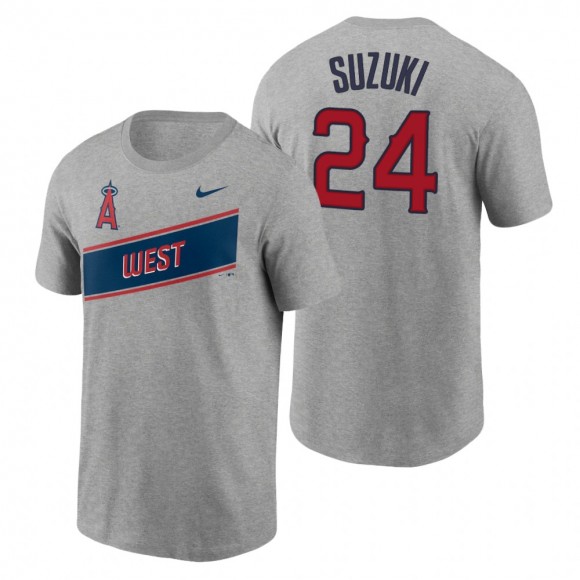 Kurt Suzuki Angels 2021 Little League Classic Gray T-Shirt