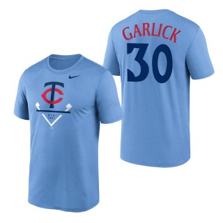 Kyle Garlick Minnesota Twins Light Blue 2023 Diamond Icon Legend Performance T-Shirt