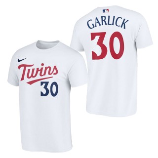 Kyle Garlick Minnesota Twins White 2023 Wordmark T-Shirt