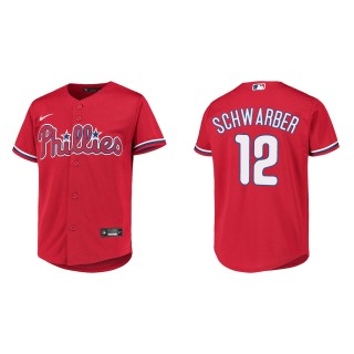 Kyle Schwarber Youth Philadelphia Phillies Red Replica Jersey