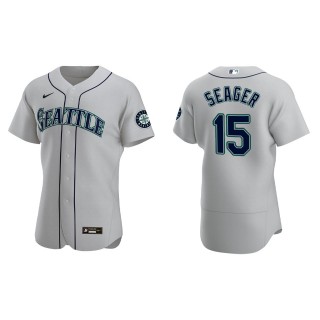 Kyle Seager Seattle Mariners Gray Alternate Authentic Jersey
