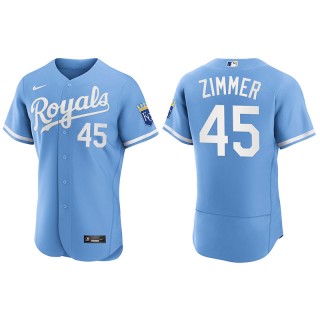 Kyle Zimmer Kansas City Royals Powder Blue 2022 Authentic Jersey