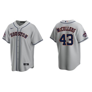 Lance McCullers Houston Astros Gray 2022 World Series Champions Road Replica Jersey