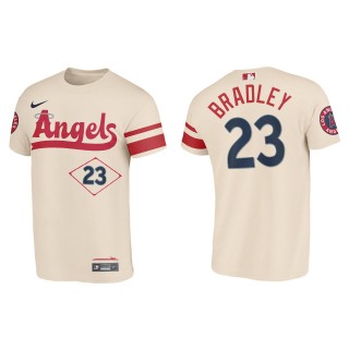 Archie Bradley Los Angeles Angels Cream 2022 City Connect T-Shirt