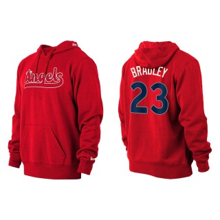 Archie Bradley Los Angeles Angels Red 2022 City Connect Pullover Hoodie