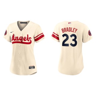 Archie Bradley Women's Los Angeles Angels Nike Cream 2022 City Connect Replica Team Jersey