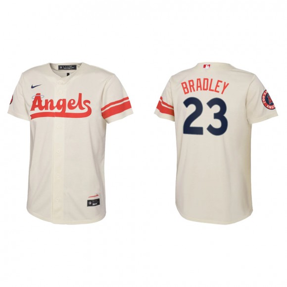 Archie Bradley Youth Los Angeles Angels Nike Cream 2022 City Connect Replica Team Jersey