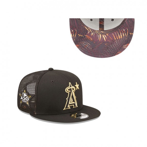 Men's Los Angeles Angels Black 2022 MLB All-Star Game 9FIFTY Snapback Adjustable Hat