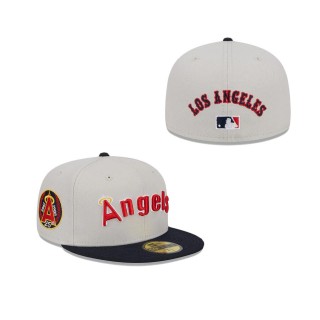 Los Angeles Angels Coop Logo Select Fitted Hat