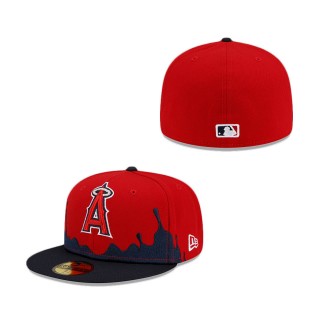 Los Angeles Angels Drip Front 59FIFTY Fitted