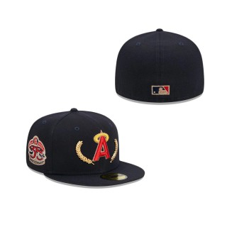 Los Angeles Angels Gold Leaf Fitted Hat