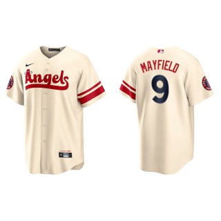 Jack Mayfield Men's Los Angeles Angels Nike Cream 2022 City Connect Replica Player Jersey