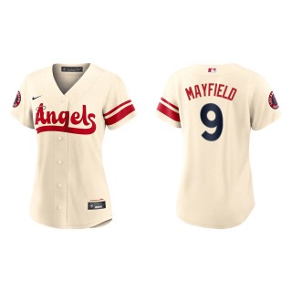 Jack Mayfield Women's Los Angeles Angels Nike Cream 2022 City Connect Replica Team Jersey