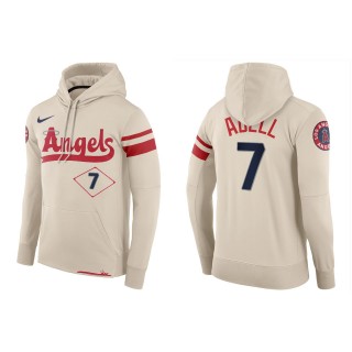 Jo Adell Los Angeles Angels Cream 2022 City Connect Hoodie