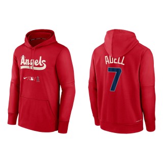 Jo Adell Men's Los Angeles Angels Nike Red 2022 City Connect Authentic Collection Therma Performance Pullover Hoodie