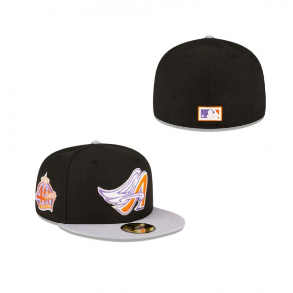 Los Angeles Angels Just Caps Ghost Night 59FIFTY Fitted Cap