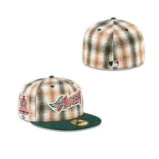 Los Angeles Angels Just Caps Plaid 59FIFTY Fitted Hat