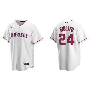 Los Angeles Angels Lucas Giolito White Replica Home Jersey