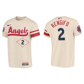 Luis Rengifo Los Angeles Angels Cream 2022 City Connect T-Shirt