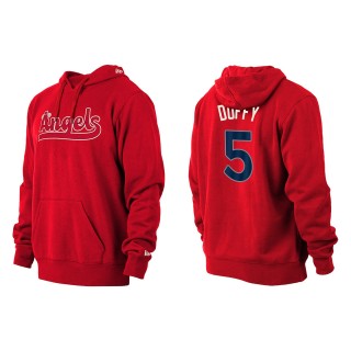Matt Duffy Los Angeles Angels Red 2022 City Connect Pullover Hoodie