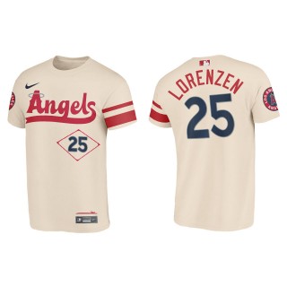 Michael Lorenzen Los Angeles Angels Cream 2022 City Connect T-Shirt