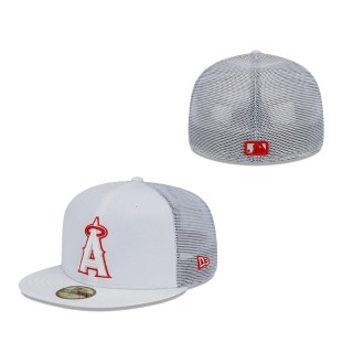 Los Angeles Angels 2022 Batting Practice 59FIFTY Fitted Hat White